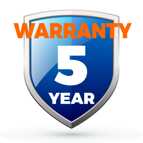 5-Year Warranty