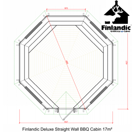 Featured image for “FINLANDIC LUXURY Straight Wall BBQ Hut (17m²)”