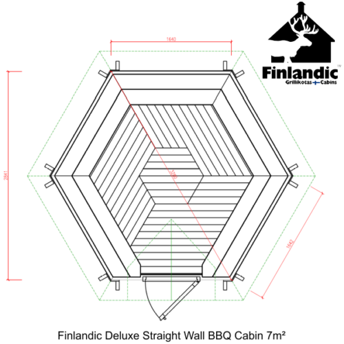 Featured image for “FINLANDIC LUXURY Straight Wall BBQ Hut (7m²)”