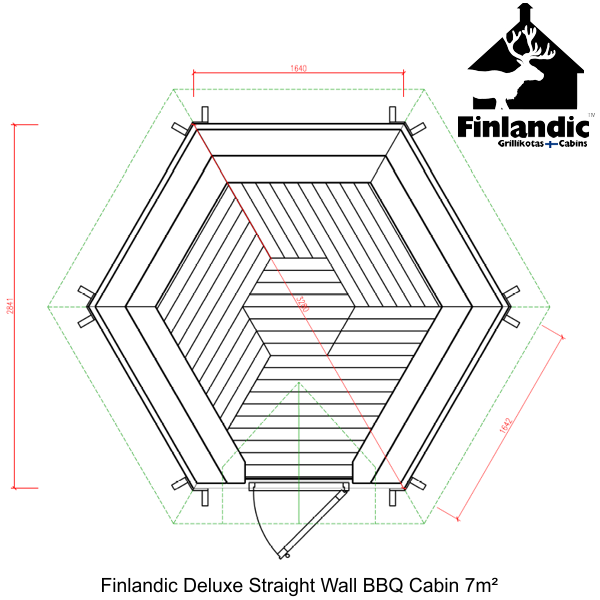 Featured image for “FINLANDIC LUXURY Straight Wall BBQ Hut (7m²)”