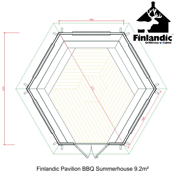 Featured image for “FINLANDIC PAVILION BBQ Summerhouse 9m²”