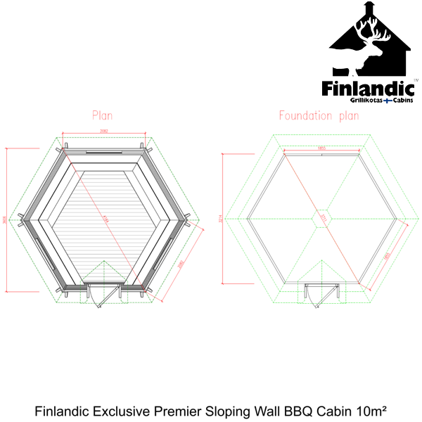 Featured image for “FINLANDIC PREMIER Sloping Wall BBQ Hut (10m²)”