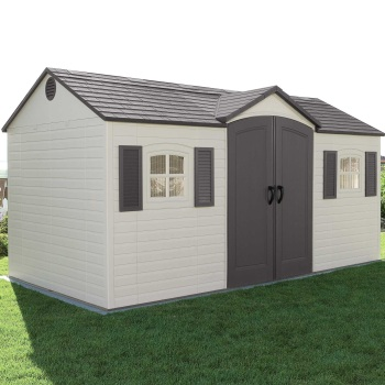 Featured image for “Lifetime® 15x8 Single-Entry Shed (6446)”