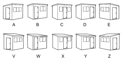 pent door position
