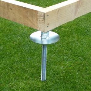 Featured image for “QuickJACK PRO Adjustable Shed Base (for soil or grass)”