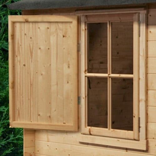 Featured image for “Shire Camelot Security Log Cabin”