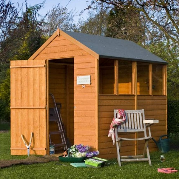 Featured image for “Shire Overlap 7x5 Value Apex Shed (Single Door)”