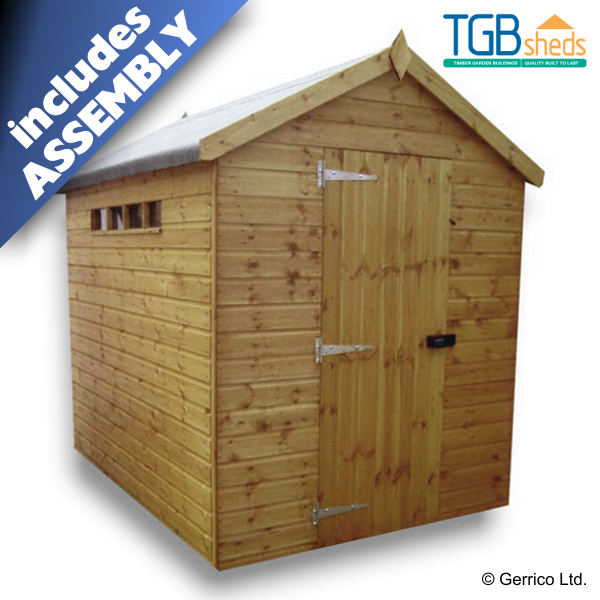 Featured image for “TGB Security Apex (STORM) Shed *ASSEMBLED*”