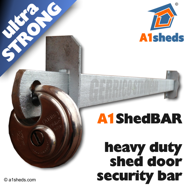 Featured image for “A1 ShedBAR™ Shed Door Security Bar”
