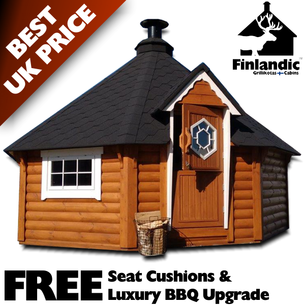 Featured image for “FINLANDIC LUXURY Straight Wall BBQ Hut (17m²)”
