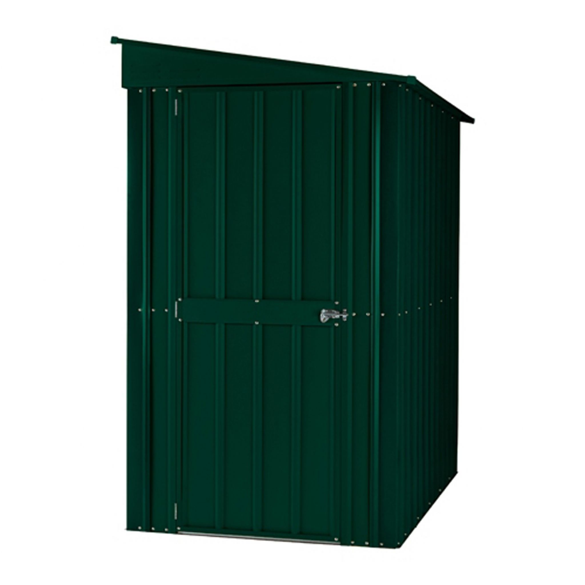 Featured image for “Globel® Lotus™ Lean-To 4x6 Steel Shed”