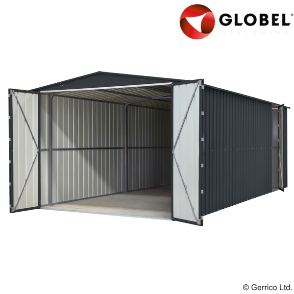 Featured image for “Globel® | Apex Steel Garage 10x15”