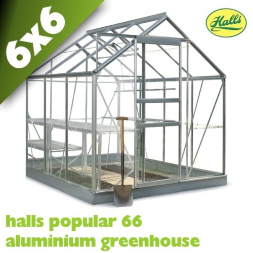 Featured image for “Halls POPULAR 66 Greenhouse (6x6)”