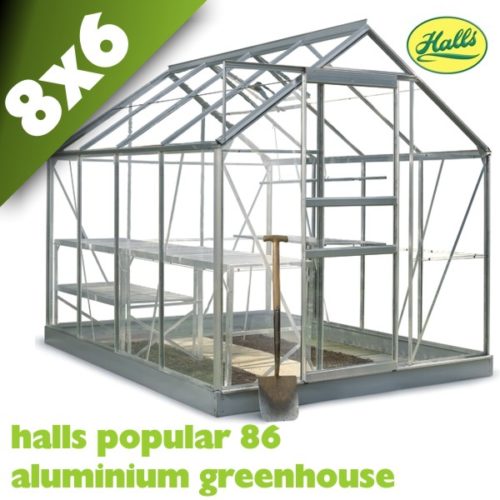 Featured image for “Halls Popular 68 Greenhouse (6x8)”