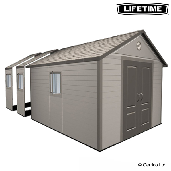 Featured image for “Lifetime® 11x21 Plastic Apex Shed”