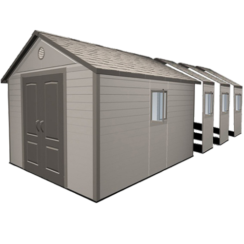 Featured image for “Lifetime® 11x26 Plastic Apex Shed”