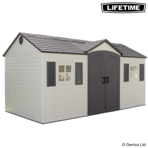 Featured image for “Lifetime® 15x8 Single-Entry Shed (6446)”