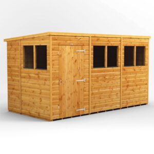 power pent 12x6 shed fast delivery 16917 dv p