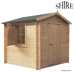 shire camelot security log cabin size 9x9 14037 p
