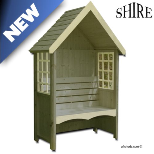 Featured image for “Shire Mimosa Arbour 4x2 (pressure-treated)”