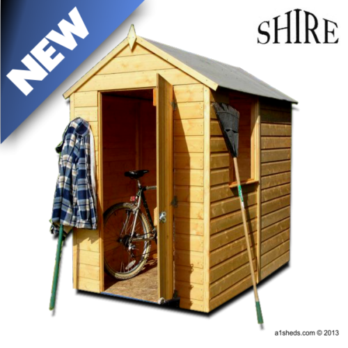 Featured image for “Shire Shetland 6x4 Apex Shed”