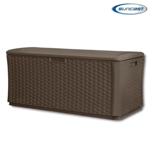 Featured image for “Suncast BMDB134004 Plastic Wicker Deck Box”
