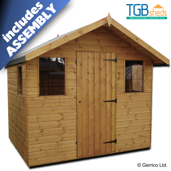 Featured image for “TGB Cabin Apex Shed *ASSEMBLED*”