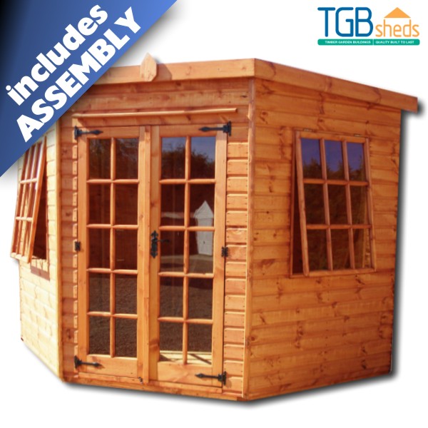 Featured image for “TGB Corner (Georgian) Summerhouse *ASSEMBLED*”