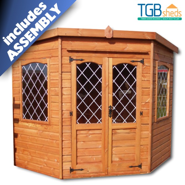 Featured image for “TGB Corner (Leaded) Summerhouse *ASSEMBLED*”
