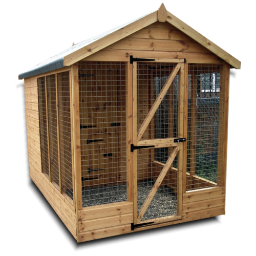Featured image for “TGB Deluxe Apex Dog Kennel and Run *ASSEMBLED*”