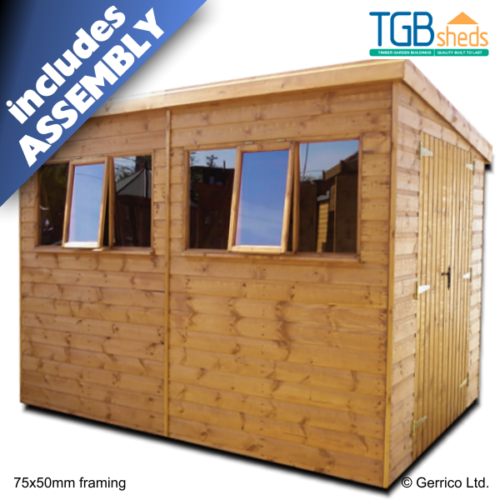 Featured image for “TGB Groundsman Pent (STORM) Shed *ASSEMBLED*”