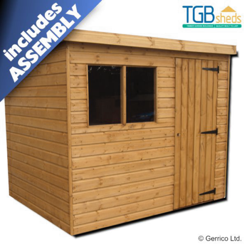 Featured image for “TGB Standard Pent Shed *ASSEMBLED*”