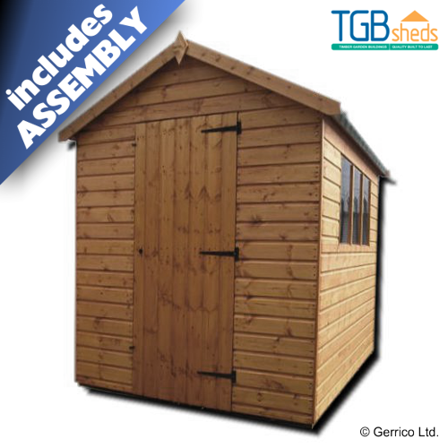 Featured image for “TGB Superior Apex Shed *ASSEMBLED*”