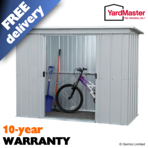 yardmaster 10x4 store all pent pz metal shed 15481 p