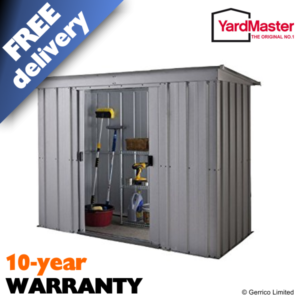 yardmaster 6x4 store all pent pz metal shed 15471 p