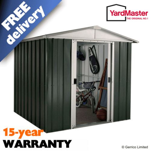 YardMaster 10x13 Emerald Deluxe Apex (GEYZ) Metal Shed - A1 Sheds