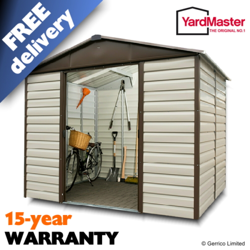 Featured image for “YardMaster 8x6 Shiplap (TBSL) Metal Shed”