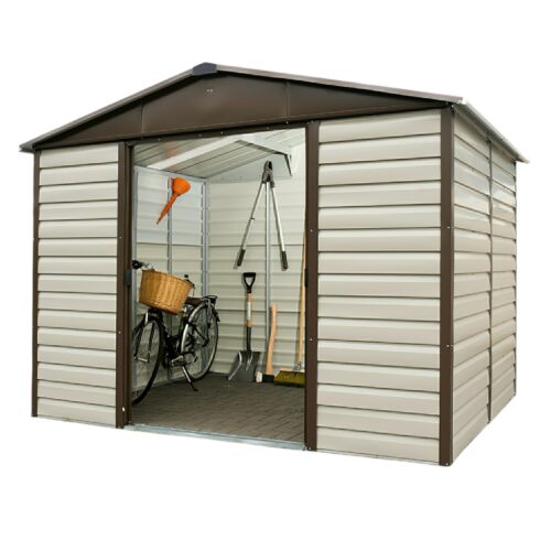 Featured image for “YardMaster 10x12 Shiplap Metal Shed 1012TBSL”