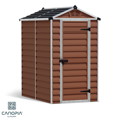 Featured image for “Palram Canopia® | SkyLight™ Apex Shed 4x6 (Amber)”