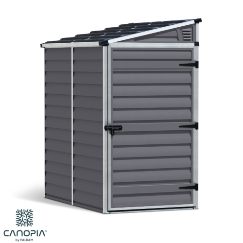 Featured image for “Palram Canopia® | SkyLight™ Pent Shed 4x6 (Grey)”