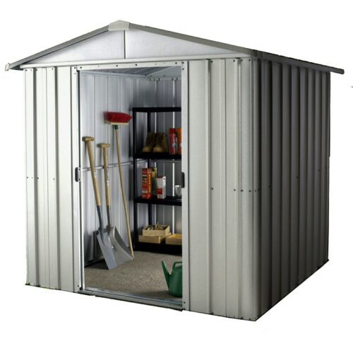 Featured image for “YardMaster 68ZGEY Store-All Apex Metal Shed”