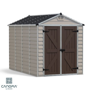 Palram Canopia® | SkyLight™ Apex Shed 6x10 (Tan)