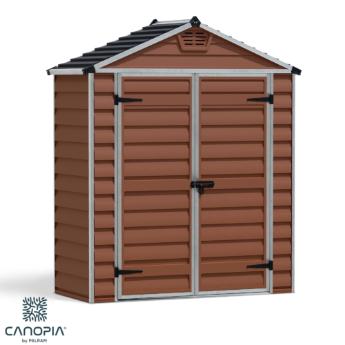 Featured image for “Palram Canopia® | SkyLight™ Apex Shed 6x3 (Amber)”