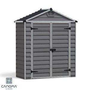 Palram Canopia®| SkyLight™ Apex Shed 6x3 (Grey)
