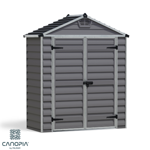Featured image for “Palram Canopia®| SkyLight™ Apex Shed 6x3 (Grey)”