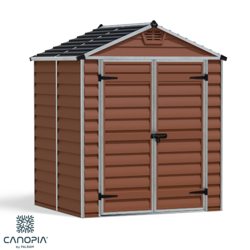 Featured image for “Palram Canopia® | SkyLight™ Apex Shed 6x5 (Amber)”