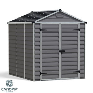 Palram Canopia® | SkyLight™ Apex Shed 6x8 (Grey)