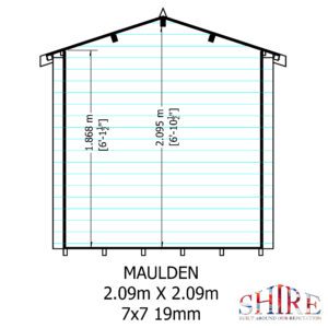 7x7 Maulden with veranda INTERNALS M FT 19mm TEMP