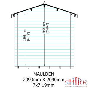 7x7 Maulden with veranda INTERNALS MM FT 19mm TEMP