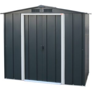 A1 Sapphire Steel Apex Shed 6x4